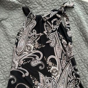 INC International Concepts Women’s Paisley sleeveless top XS